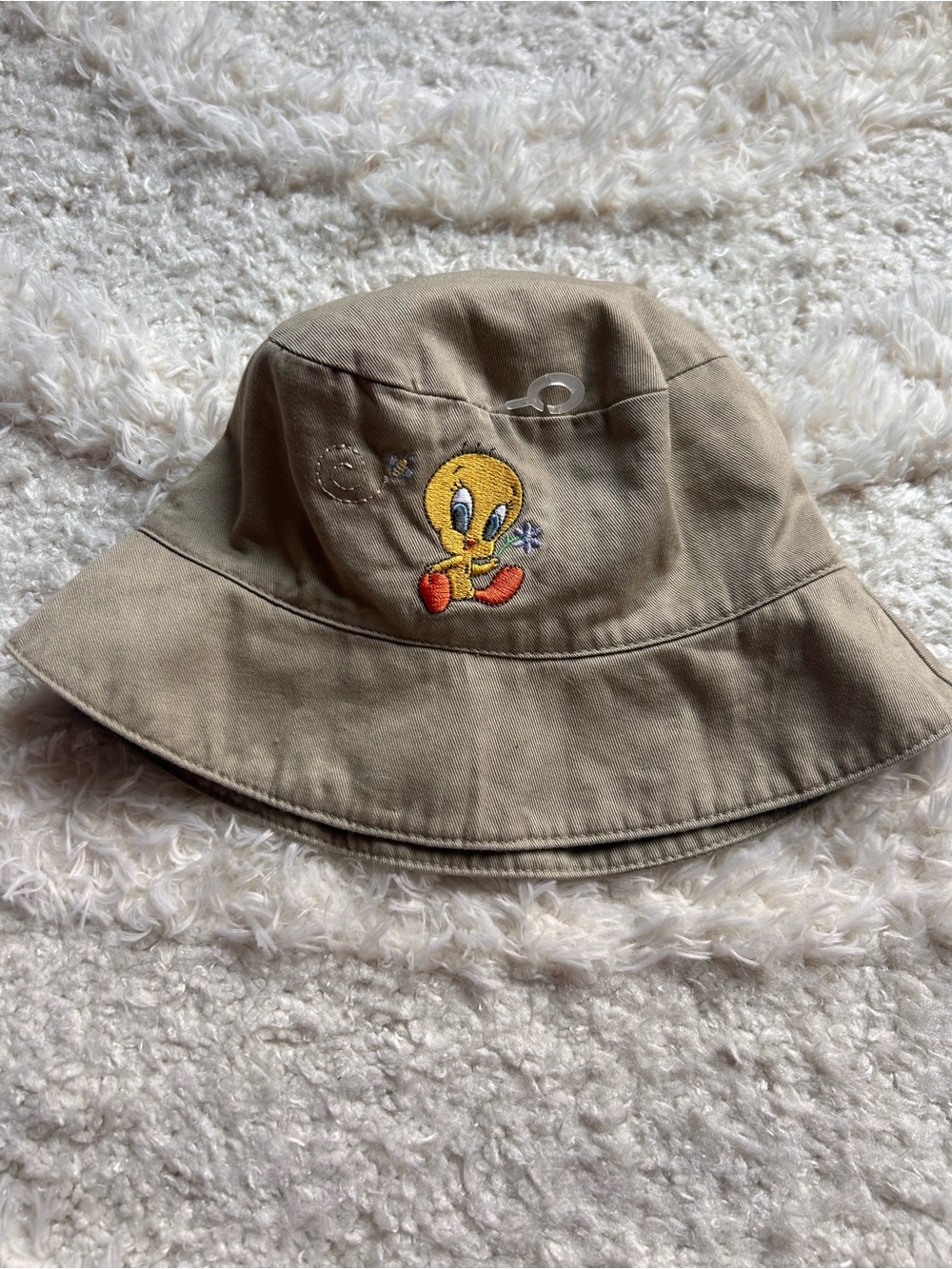 Vintage Y2K 90s Kids Tweety Bird Bucket Hat (2000)